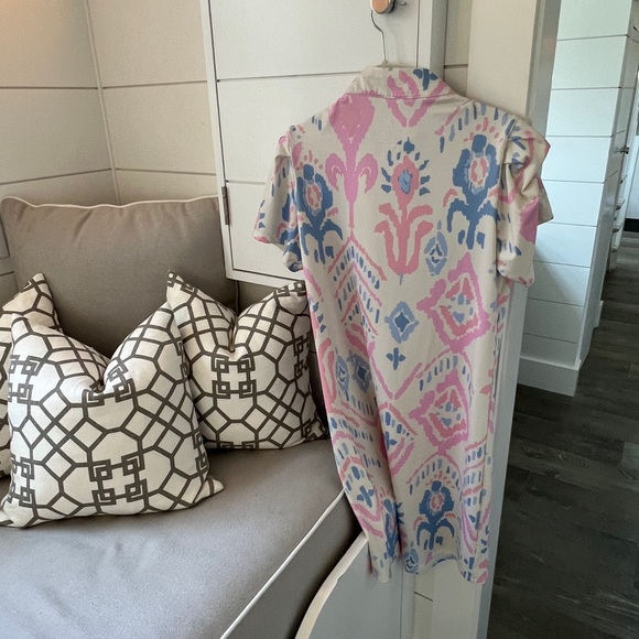 NWOT Dudley Stephens Parker Puff Sleeve Dress in Luxe Stretch - Picture 7 of 10